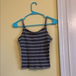 Striped Ribbed Women's Top